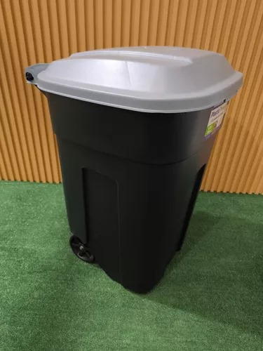 Tacho 135 L Bote De Basura Con Tapa Y Llantas Ruedas Pk
